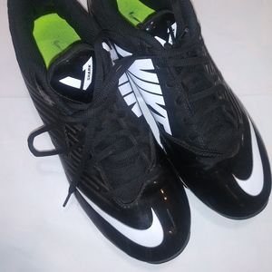 Nike Shark Football Cleats black sz 9
